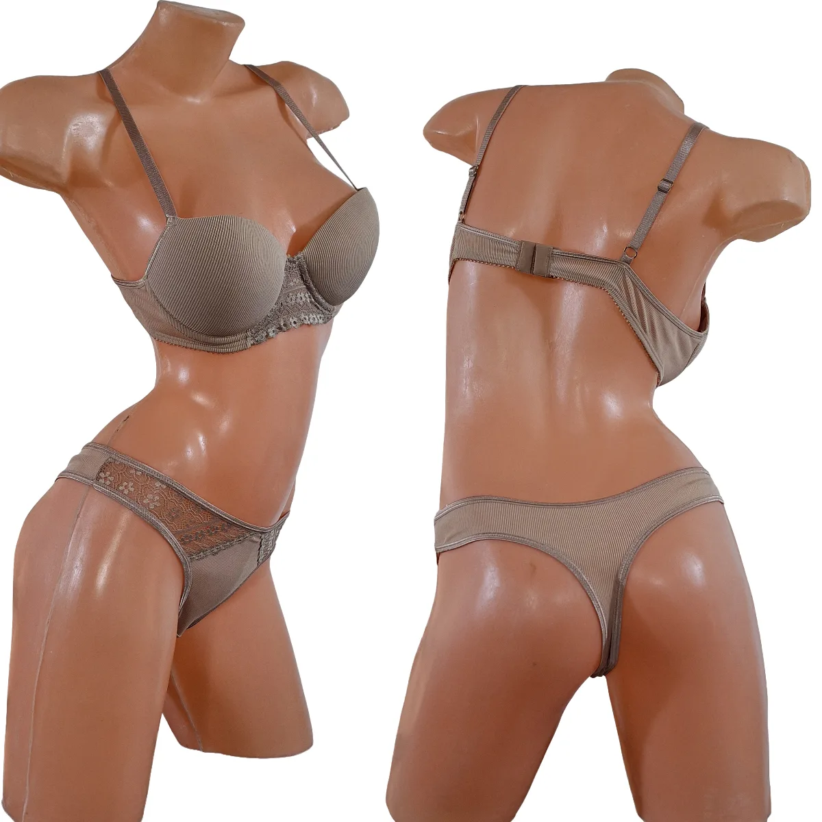 Conjunto Corpiño Taza Soft y Push Up (art 5101) Talle 85 al 100: imagen 5
