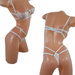 Conjunto de Encaje con aro (art 2024) Talle 85 al 120: imagen 7