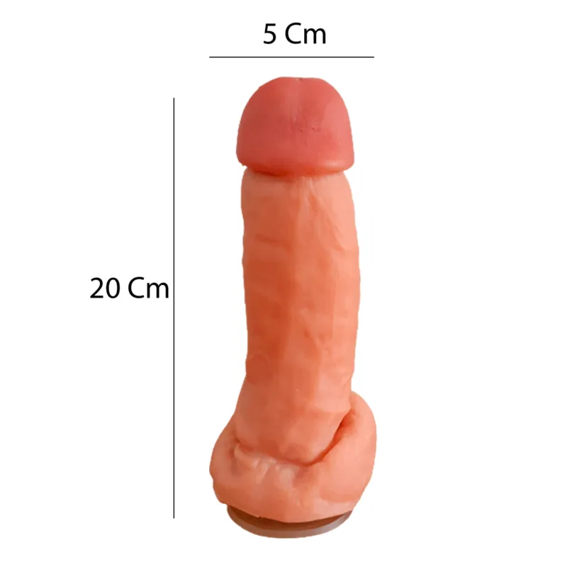 Consolador Realista Kong 20x5 con Ventosa