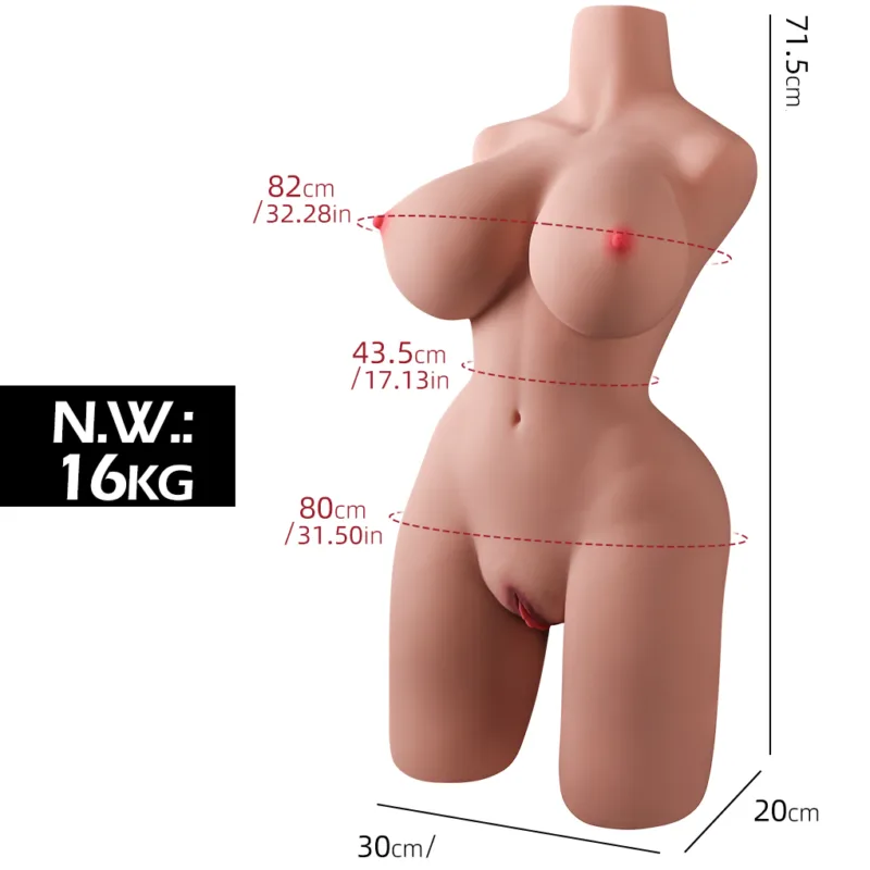Muñeca sexual de silicona articulada 71cm