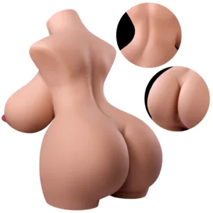 Torso Masturbador pecho vagina ano 30cm: imagen 4