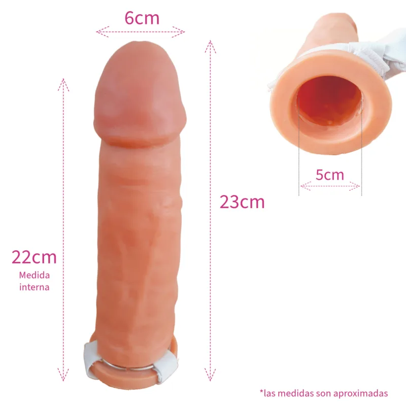 Protesis Peneana Semirigida Pellizcable Mod 8 (23×6cm)
