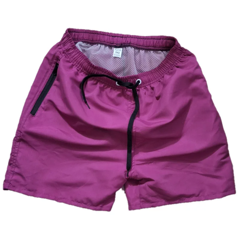 Short De Baño Bolsillo con Cierre y suspensor